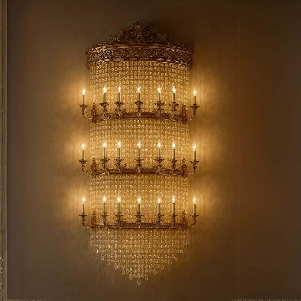 mk lighting wall chandelier