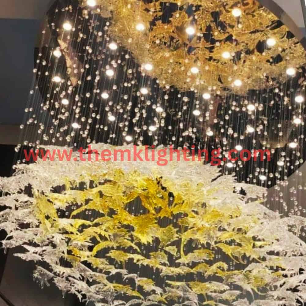 Spiral Crystal Chandelier