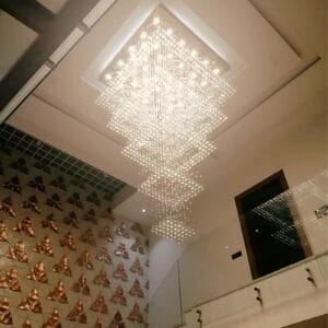 Duplex Staircase Chandelier