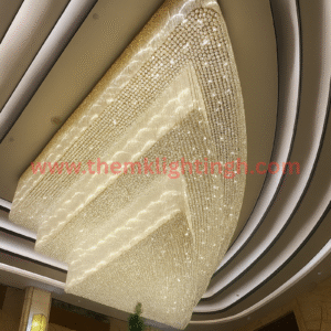 Crystal Style Chandelier for Hotel Lobby