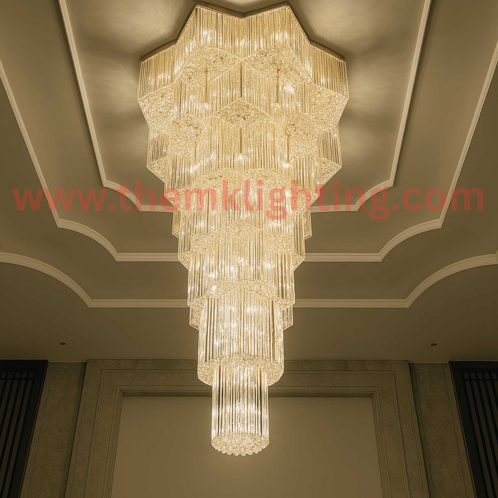 Jhoomar for Duplex Crystal Chandelier – MK Lighting