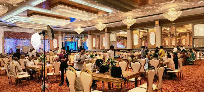 Behind the scenes chandelier installation photography setup at The Mirage Sonipat by M.K Lighting