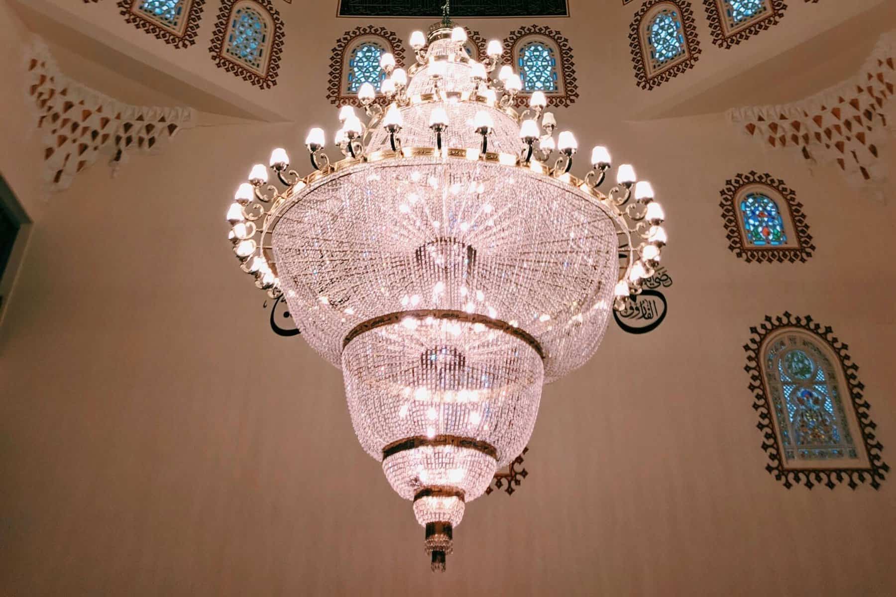 Grand Custom Chandelier Installation