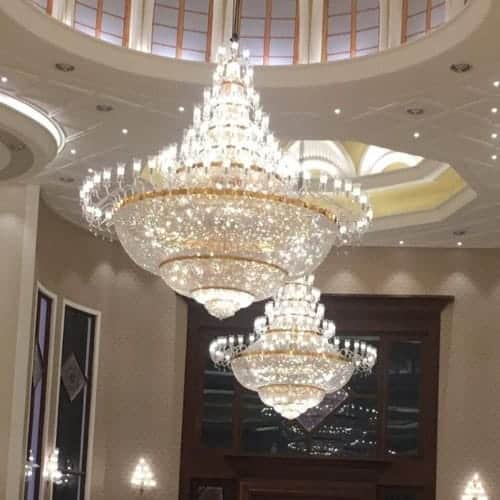 Modern Crystal Chandeliers Project by M.K Lighting