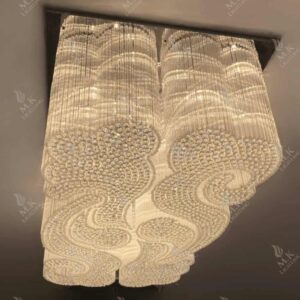 Rectangle Crystal Chandelier for Hotel