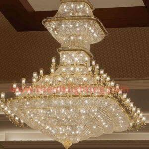 Glass Modern Chandelier for Banquet Halls