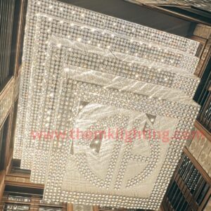 Luxury Square Crystal Chandelier