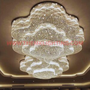 Luxury Chandelier for Banquet Hall Ceiling Luxury Crystal Banquet Hall Chandelier
