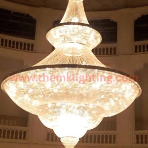 Gold Chandelier for Banquet Hall