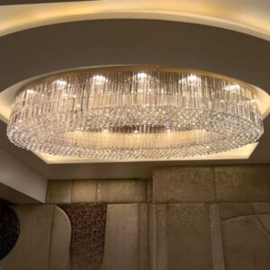 Luxury Oval Crystal Chandelier