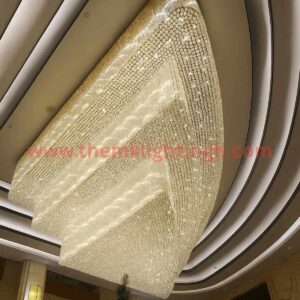 Crystal Style Chandelier for Hotel Lobby