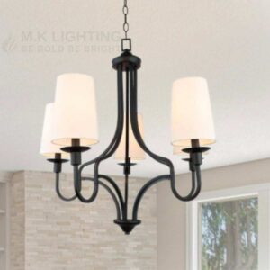 Classic Wrought Iron Chandelier – 5-Light Elegant Design