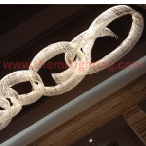 Modern Crystal Ring Chandelier for Luxury Spaces