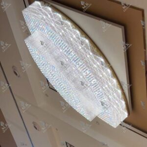 Luxury Oval Crystal Ceiling Chandelier for Banquet Hall