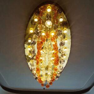 Blown Glass Chandelier Handcrafted Crystal Ceiling Luxury Design