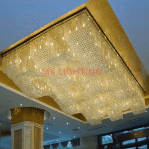 Wave Shape Crystal Chandelier