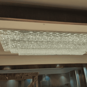 Luxury Rectangular Crystal Chandelier | 6ft x 12ft for Banquet Halls